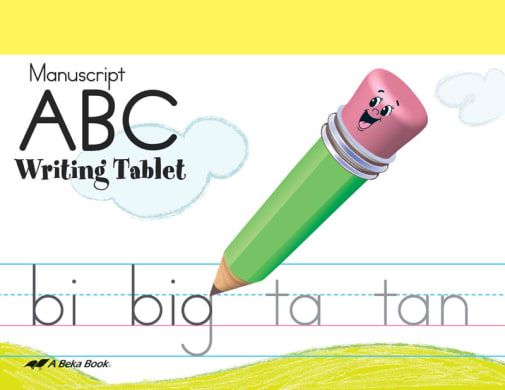 Abeka ABC Writing Tablet - Manuscript (Unbound)