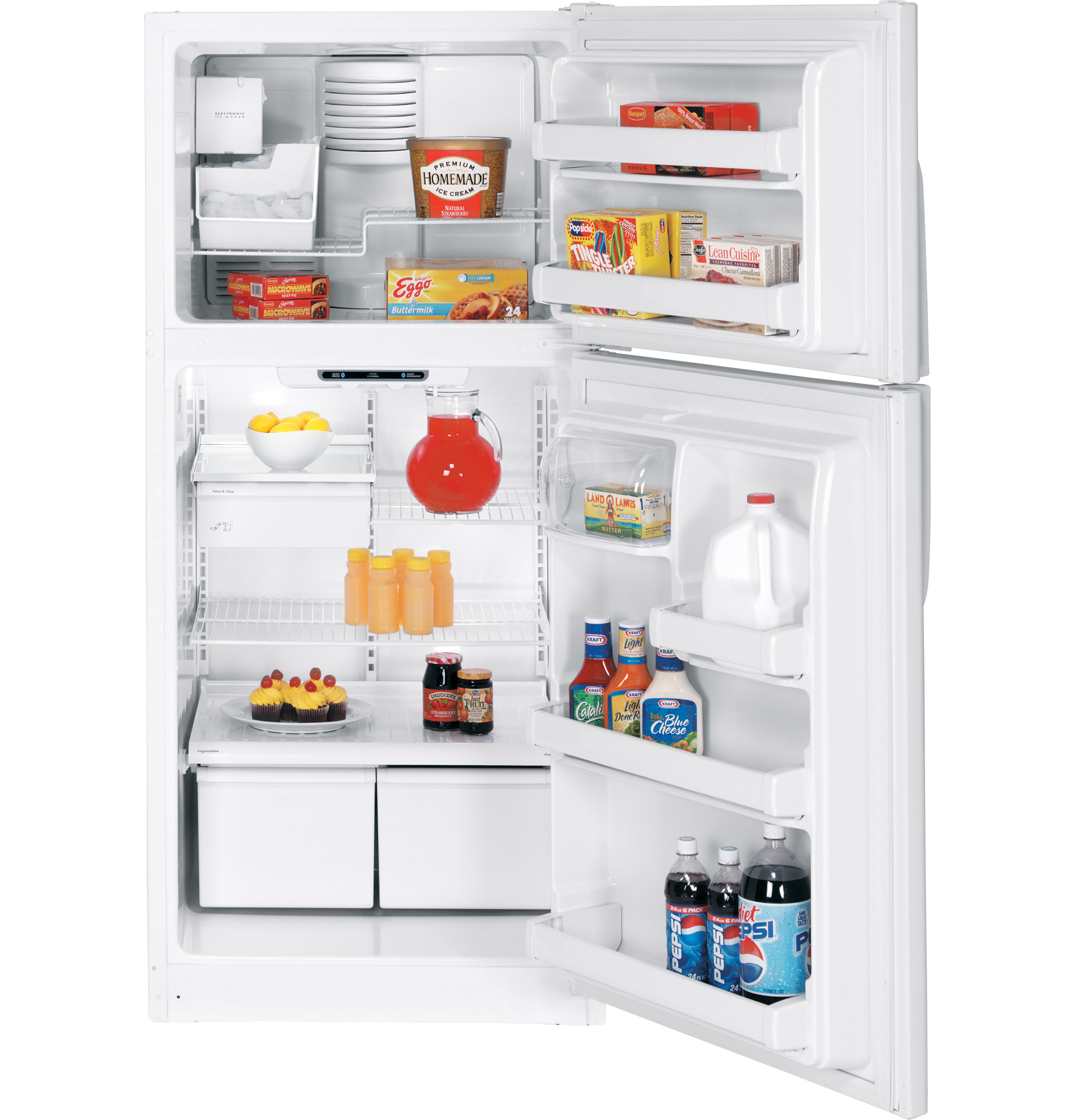 GE® 18.0 Cu. Ft. Top-Freezer Refrigerator