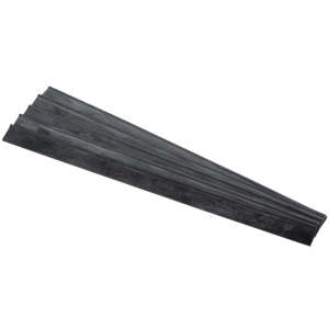 Unger, ErgoTec Soft Replacement, 12", Black, Rubber Squeegee