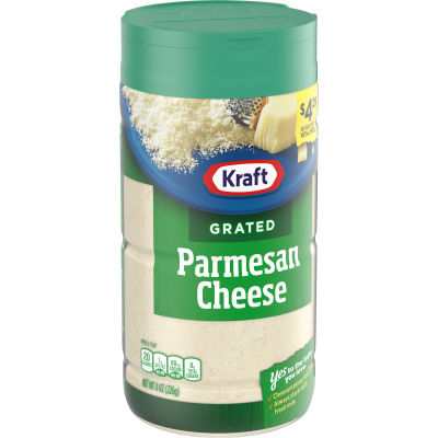 Kraft Grated Parmesan Cheese 8 oz Shaker