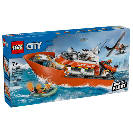 LEGO City Coast Guard Rescue Boat & Helicopter (60504)