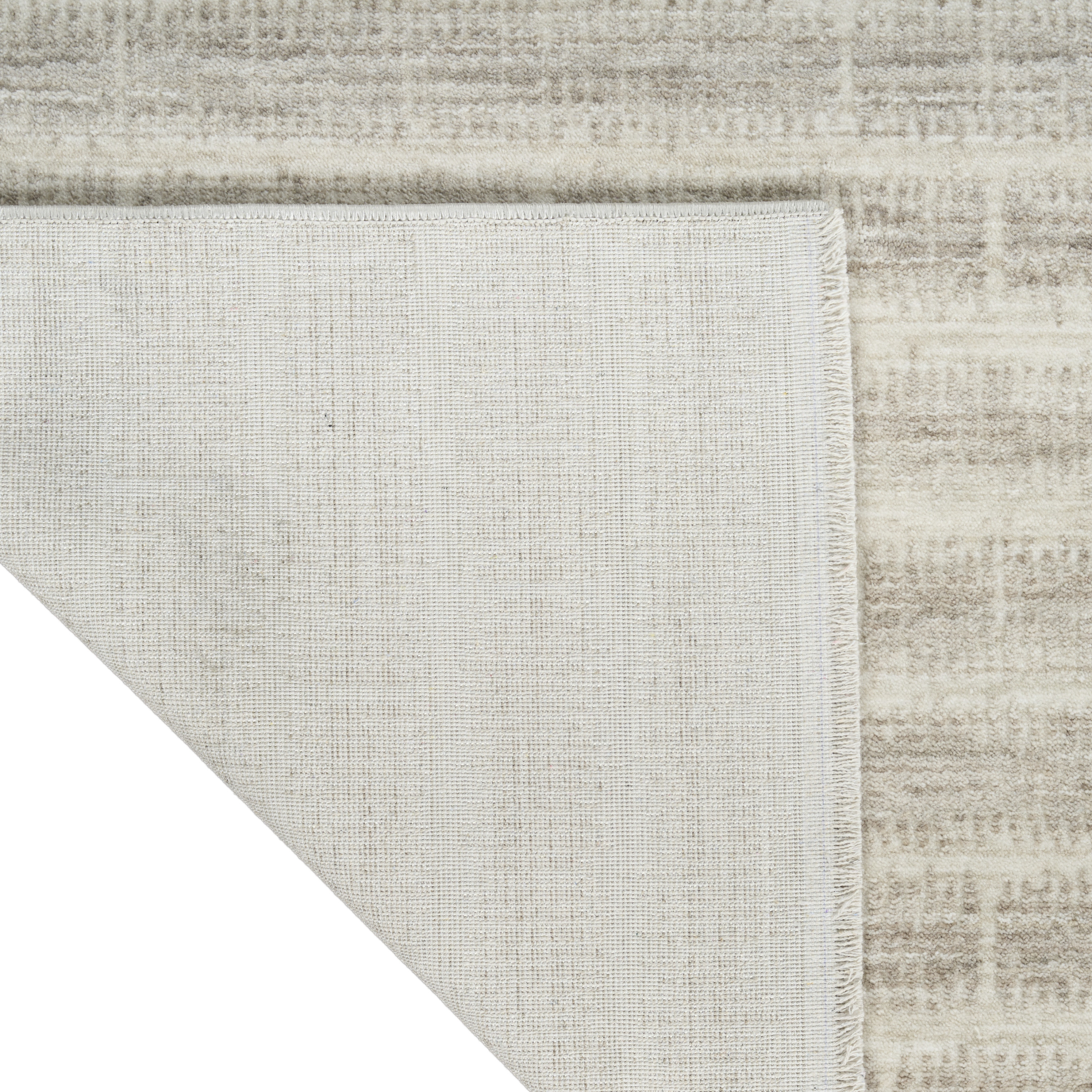 Calvin Klein CK079 Notes 7'10" x 9'10" Ivory Grey Modern Indoor Rug