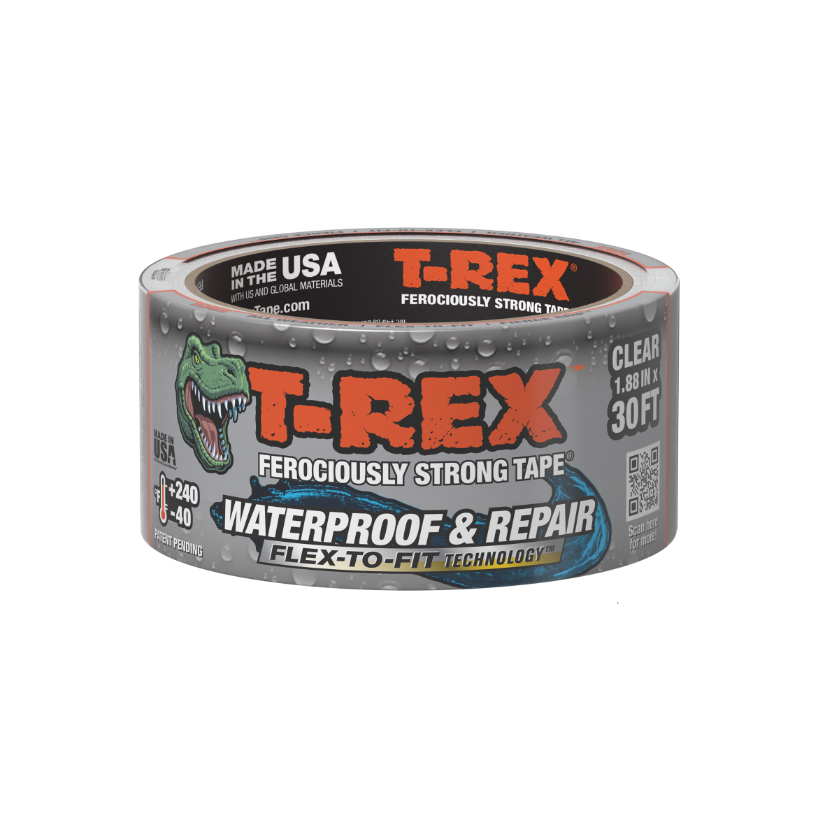 T-Rex<sup>®</sup> Ferociously Strong<sup>®</sup> Waterproof and Repair Tape Primary Product Image