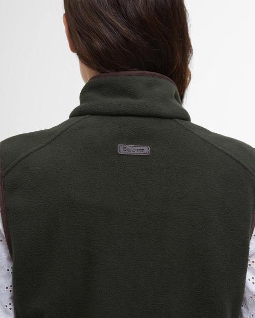 Country Colton Fleece Gilet Sage