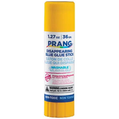 Prang Washable Glue Stick, Blue, 1.27 Oz., 1 Count