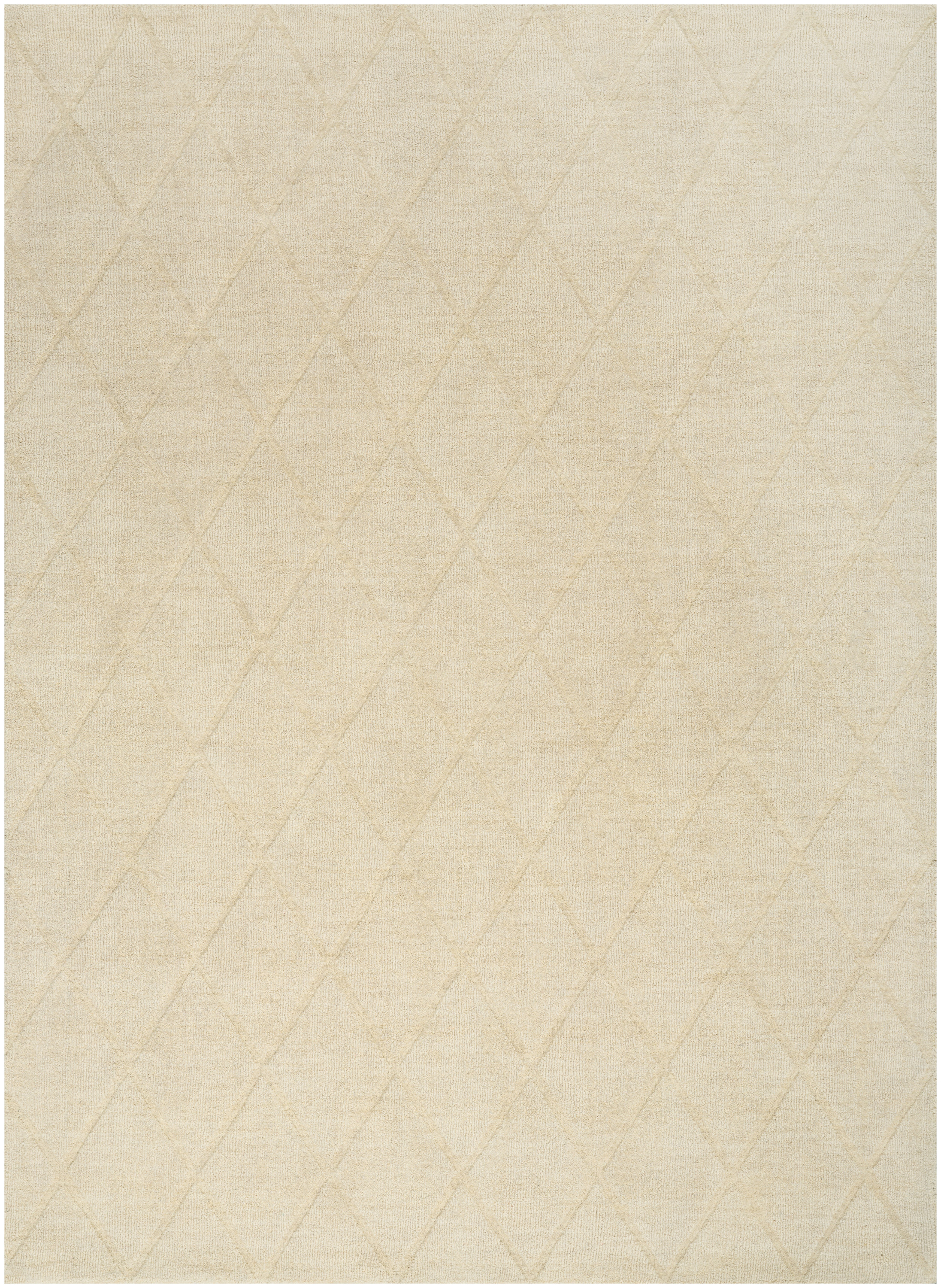 Nourison Wool Haven 5'3" x 7'3" Ivory Modern Indoor Rug