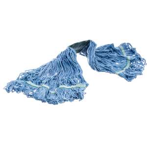 Carlisle, Flo-Pac, Synthetic Looped-End Wet Mop Head, Medium, Blue