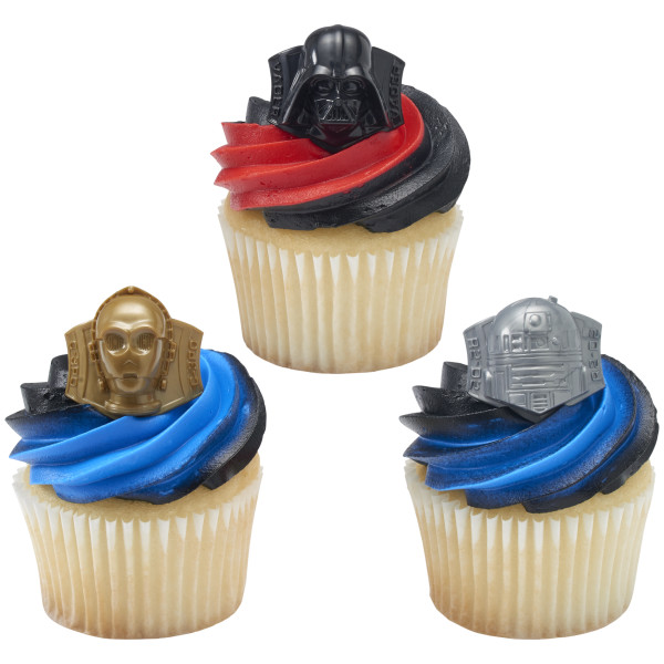 STAR WARS™ Darth Vader™, R2-D2™, C-3PO™ Cupcake Rings