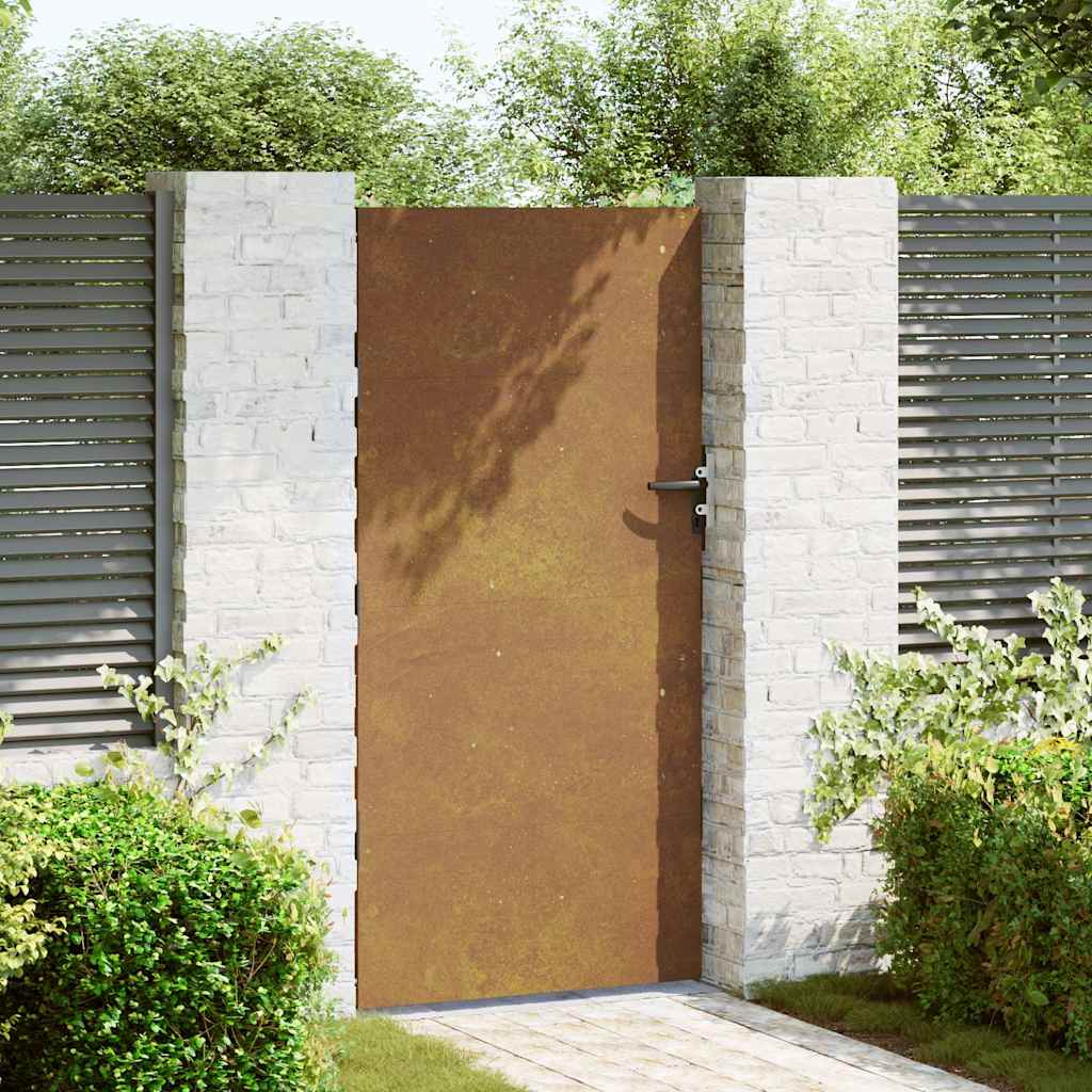 vidaXL Gartentor 85x200 cm Cortenstahl – Bild 3