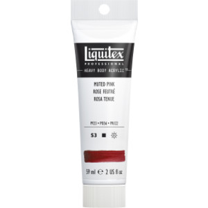 Professional Heavy Body Acrylic Paint, 59 mL Tube, Muted Pink