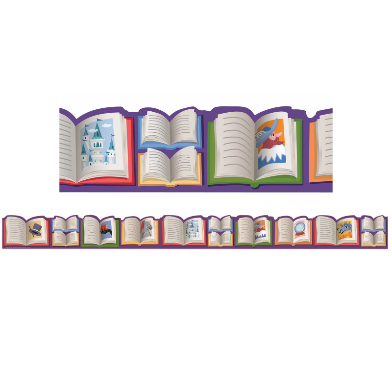 Once Upon A Dream Story Book Extra Wide Die-Cut Deco Trim®, 37 Feet