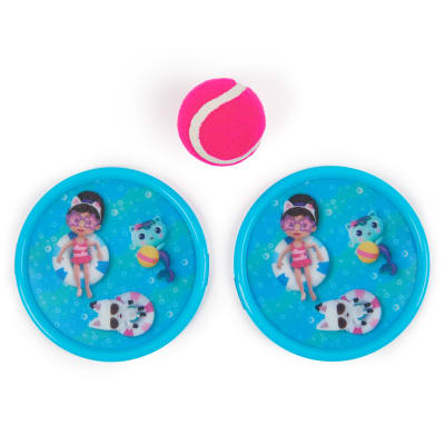 Swimways Gabby's Dollhouse Catch Game, Swimming Pool Accessories & Kids Outdoor Toys, Gabby's Dollhouse Party Supplies & Yard Games for Kids Aged 4 & Up
