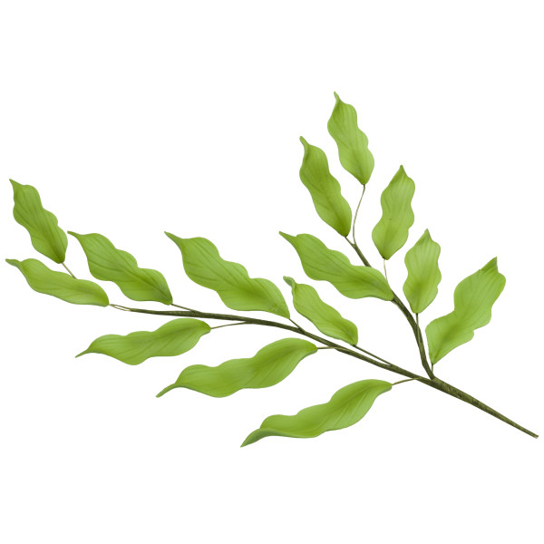 Green Leaf Stems Gum Paste Flowers
