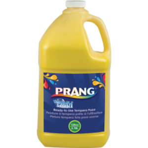 Washable Tempera Paint, Yellow, 1 Gal