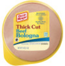 Oscar Mayer Red Rind Thick Cut Beef Bologna 16 oz