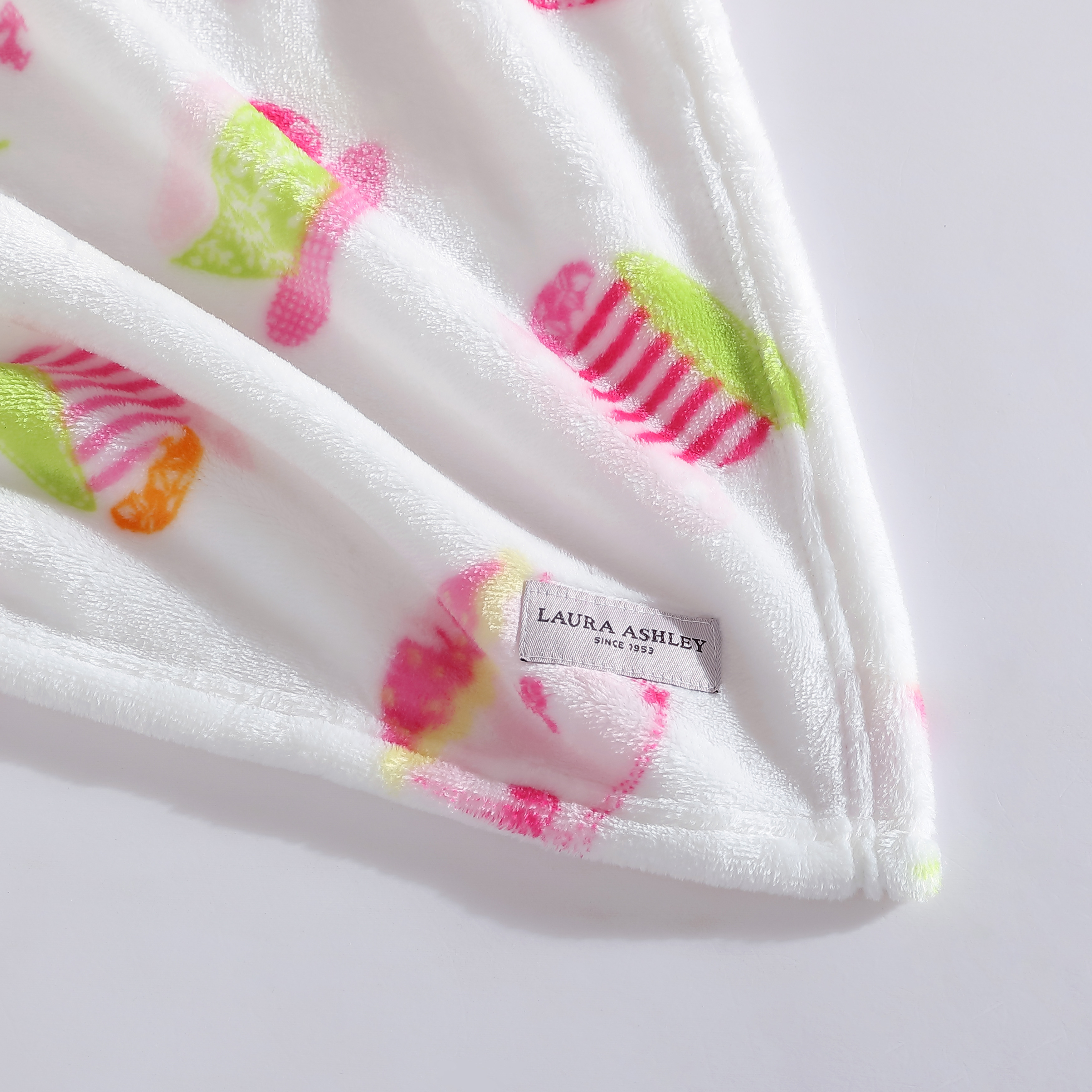 Laura Ashley Kinder Print Plüsch-Fleece Überwurf Decke - Bild 10 von 29