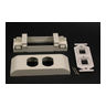 Surface-Mounted Raceway Fitting, 2400 Series, Device Bracket and Frame Fitting, 6 L x 2-1/16 H in, 2400, Steel