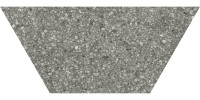 Logan Medium Grey 10×24 Half Hexagon Field Tile Matte Rectified