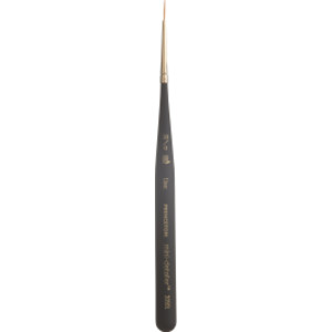 Miniature Short Handle Liner Paintbrush, Synthetic Sable Bristles, Size 20/0