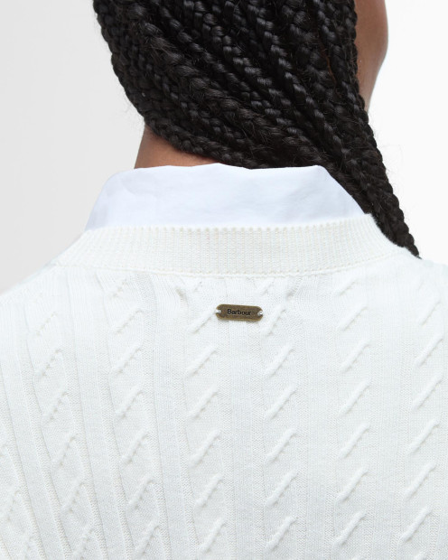 Hartland Crew Neck Jumper Cloud