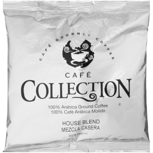 CAFÉ COLLECTIONS House Blend Roast & Ground Coffee, 10 oz. Bag (Pack of 24) image