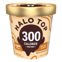 Sea Salt Caramel Light Ice Cream, 16 fl oz Pint