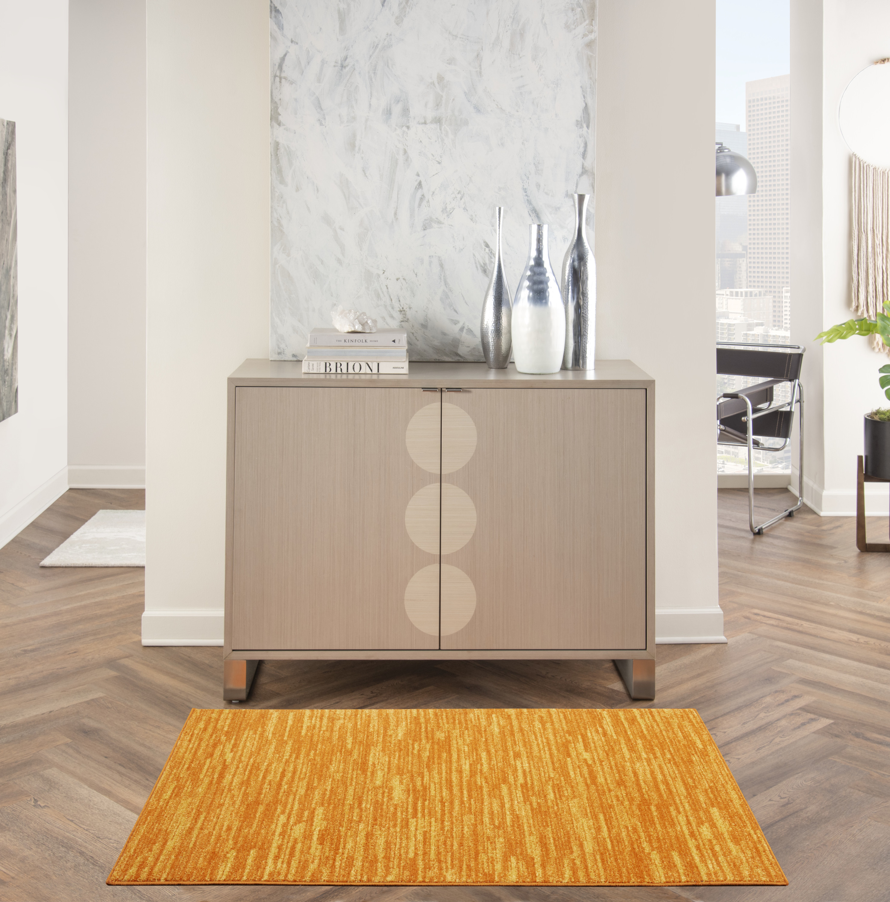 Nourison Nourison Essentials 3' x 5' Sunburst Outdoor Rug