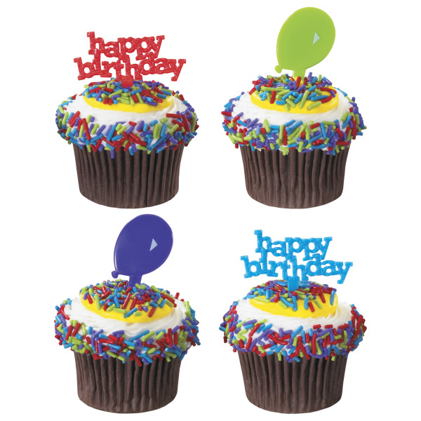 Happy Birthday and Balloons DecoPics®