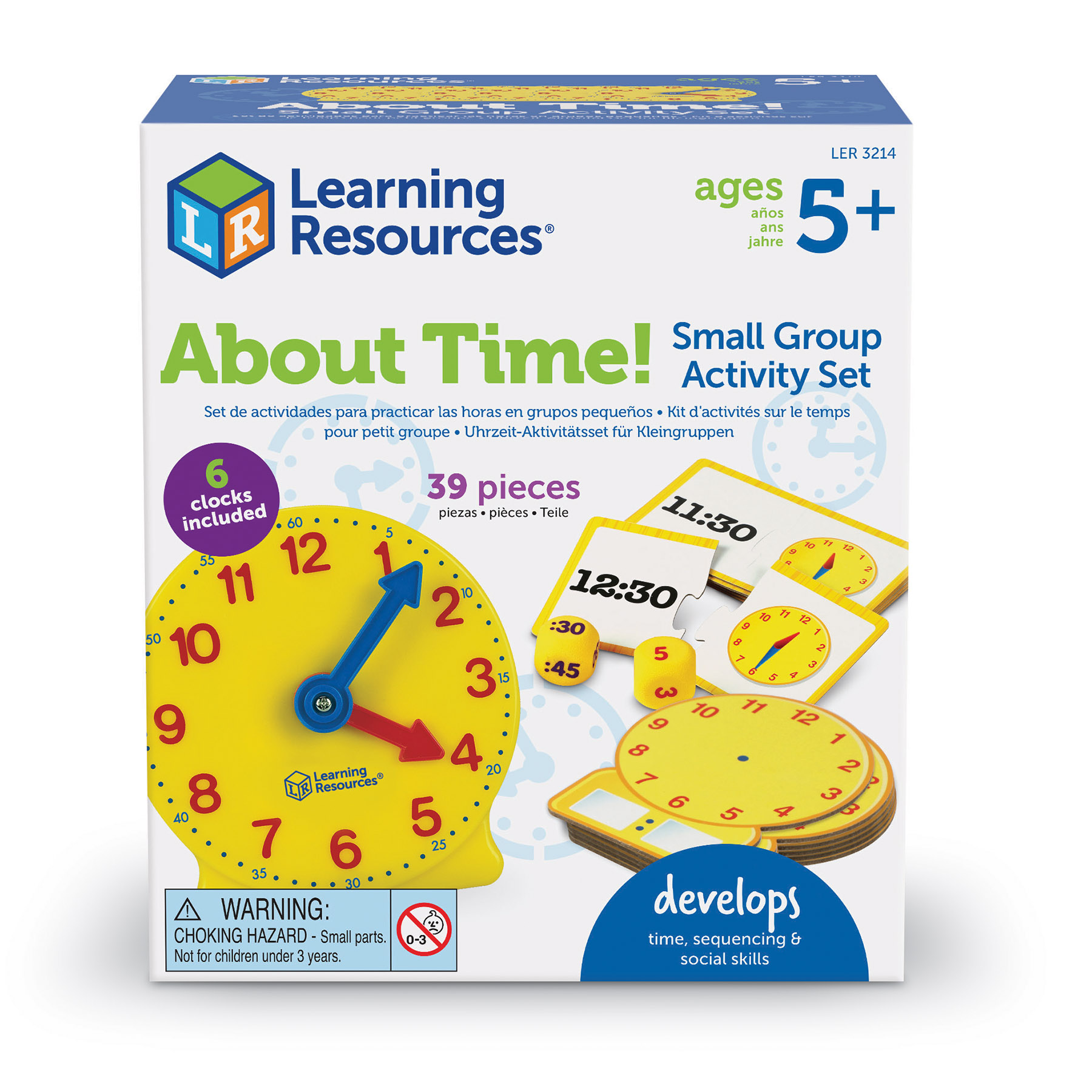 Learning Resources About Time! Small Group Activity Set image number null