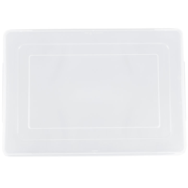 Full-size clear sheet pan cover