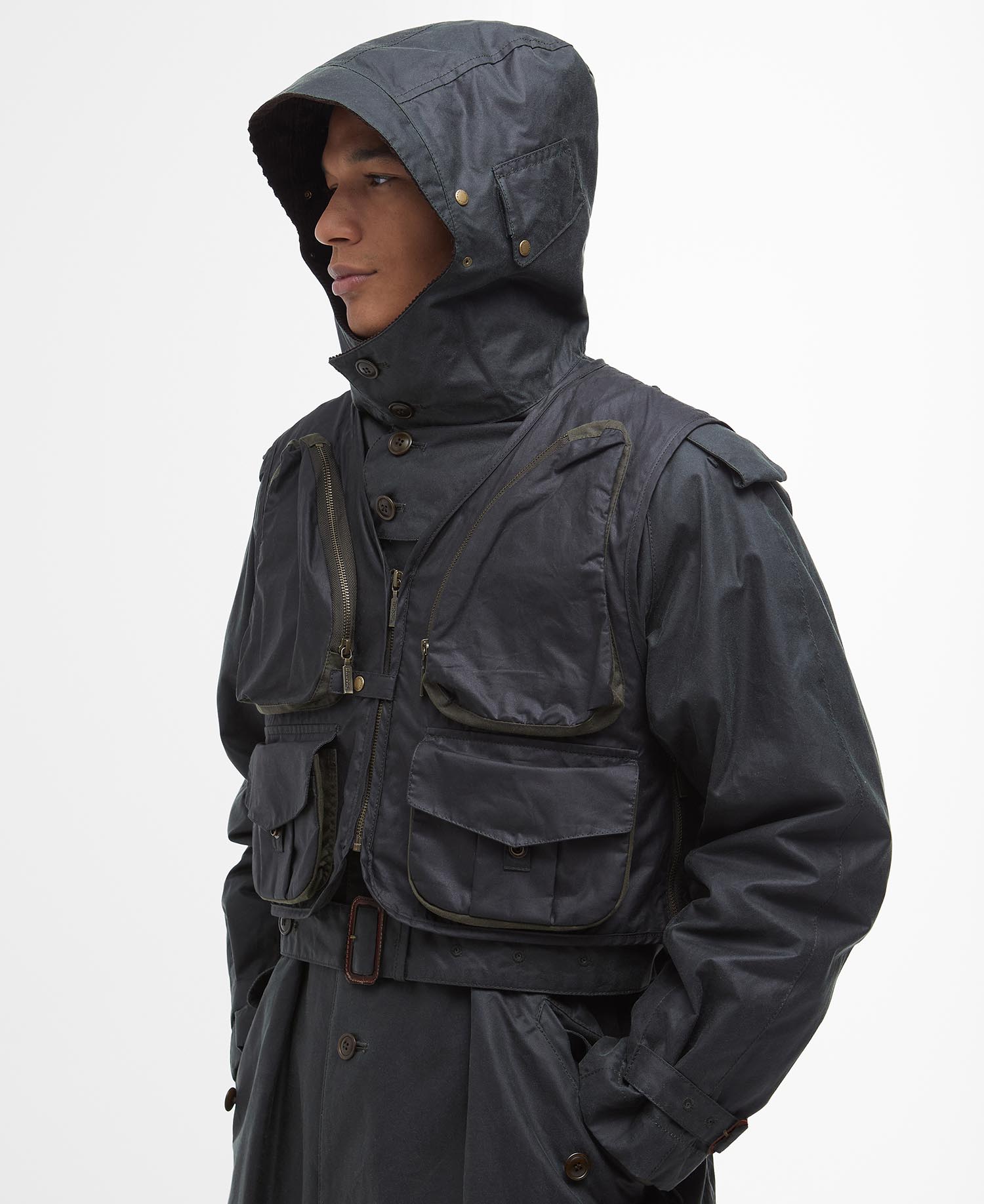 Barbour x TO KI TO Gewachster Reitmantel image number 4