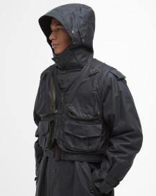 Barbour x TO KI TO Gewachster Reitmantel 