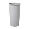 Rubbermaid Commercial, Untouchable, 22 gal, Resin, Gray, Round, Receptacle