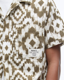 Camicia a maniche corte con stampa Homelane 