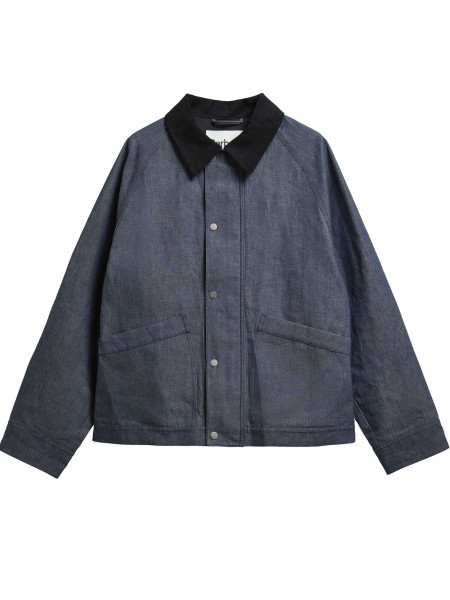 Barbour x ARKET Bebul Dry Wax Denim Jacket Barbour x ARKET Bebul Dry Wax Denim Jacket