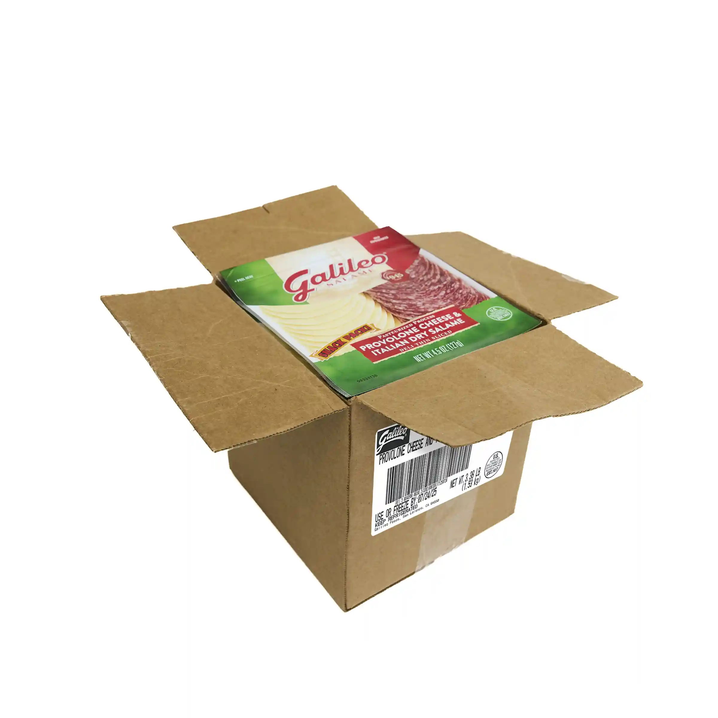 Galileo® Gourmet Snacks – Pasteurized Process Provolone Cheese & Italian Dry Salame, 12/4.5 oz._image_4