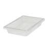 Rubbermaid Commercial, Food/Tote Box, 5 Gal, 18" X 12" X 9", Clear