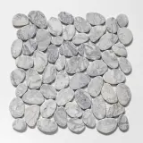 Random Series Swirl Grey 12×12 Cobbles Mosaic Tumbled