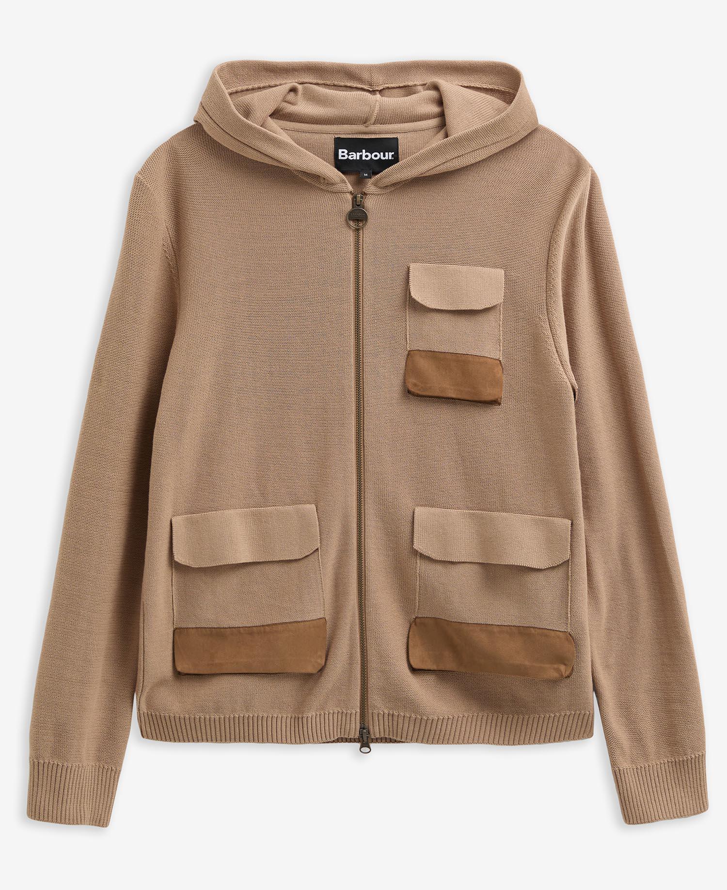 Barbour x TO KI TO Multi-Pocket Knitted Hoodie image number 6