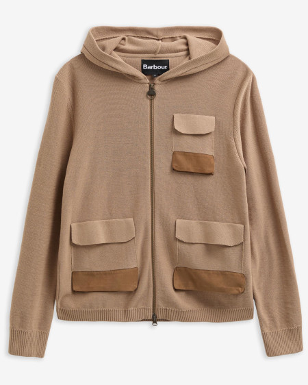 Barbour x TO KI TO Multi-Pocket Knitted Hoodie