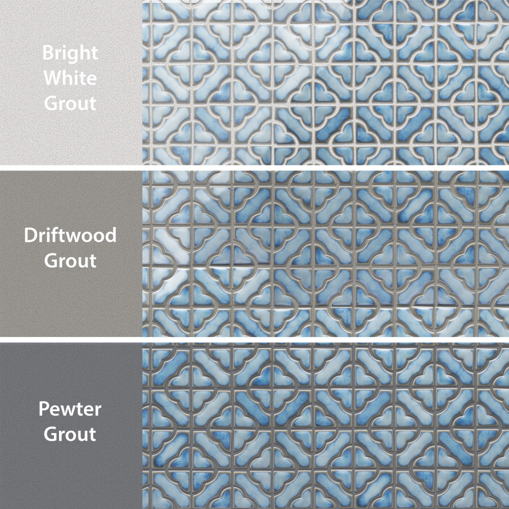 Sample – Hudson Tower Marine Porcelain Mosaic Tile