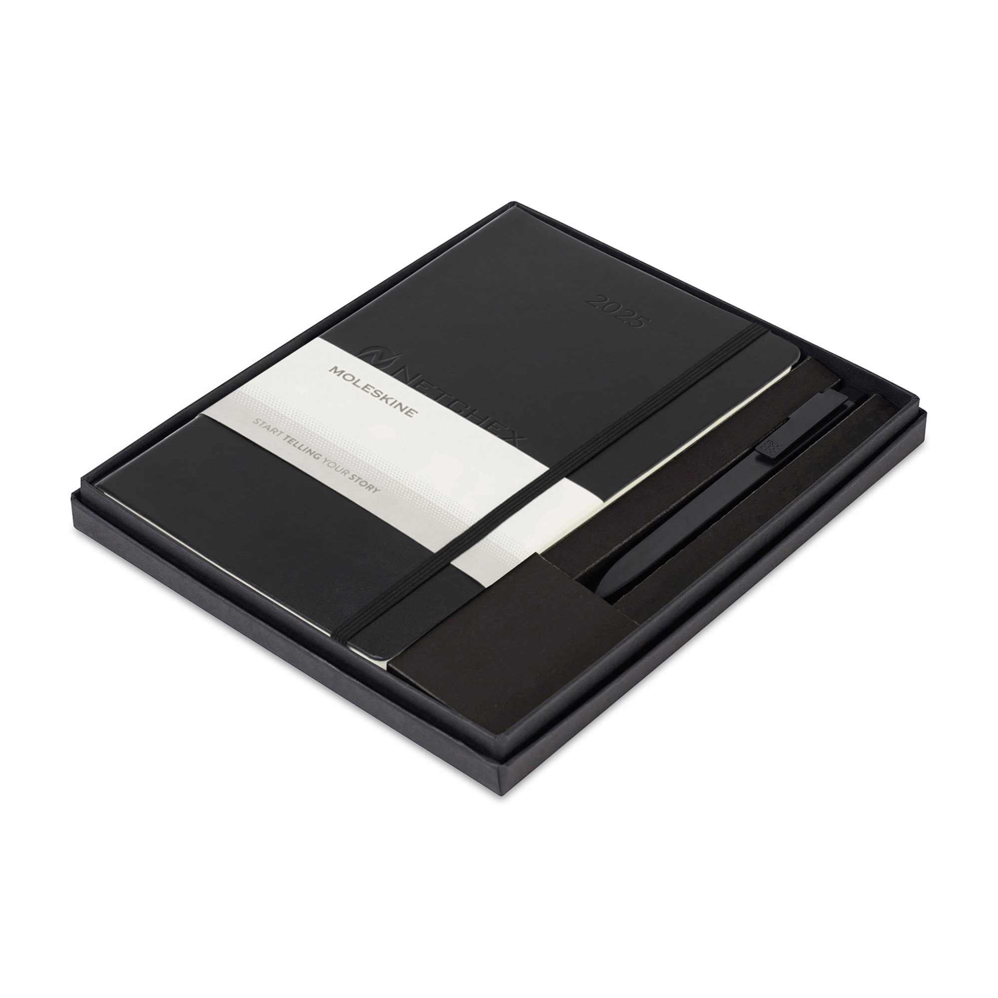 Moleskine®Soft Cover Large 12-Month Weekly 2025 Planner and GO Pen Gift Set-Moleskine