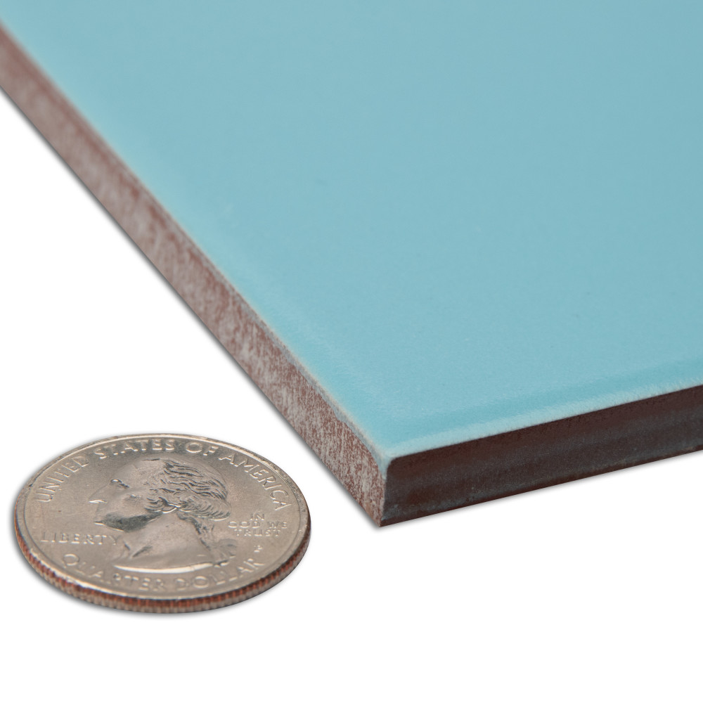 Monocolor Celeste 7-7/8 in. x 7-7/8 in. Ceramic Floor and Wall Tile