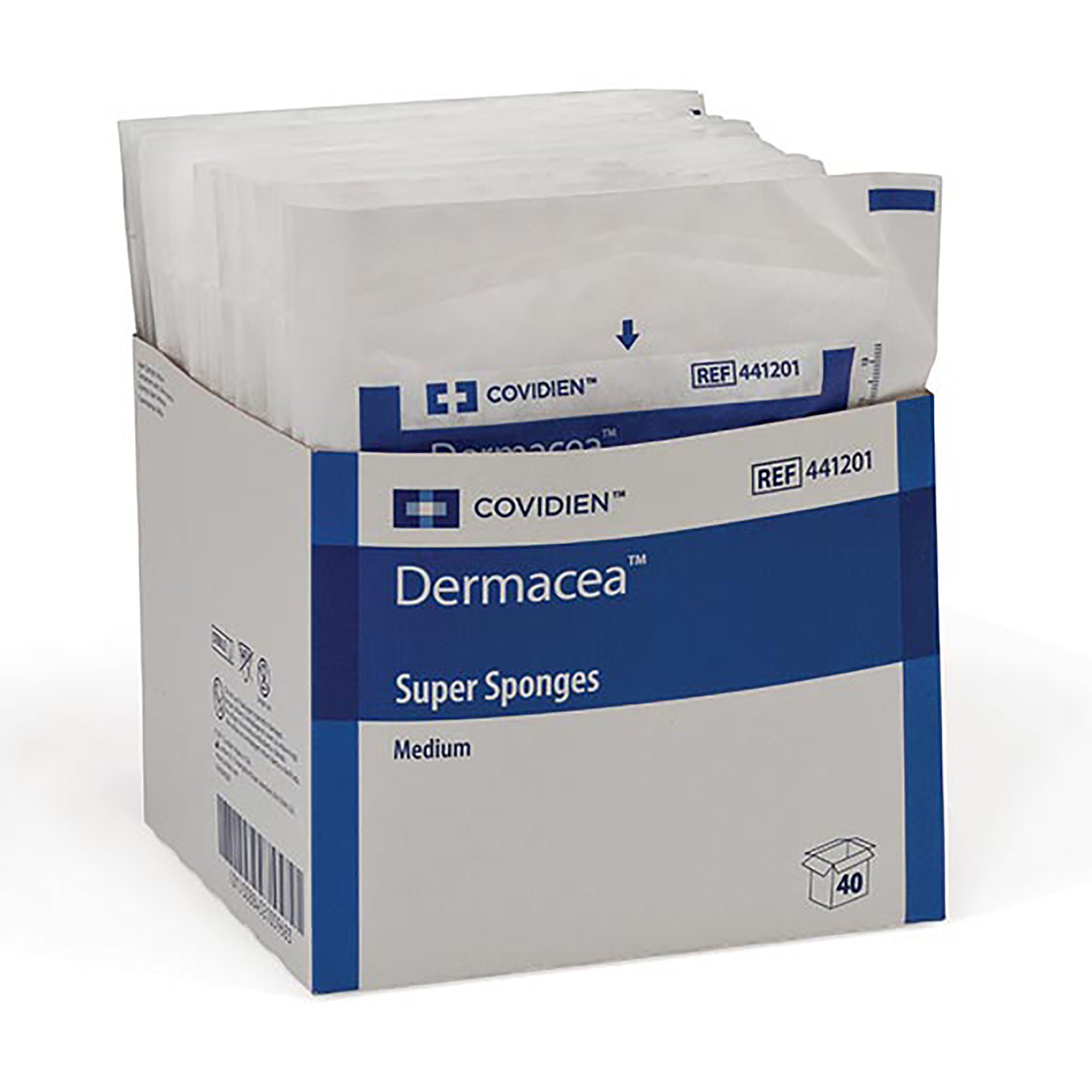 Dermacea™ Sterile USP Type VII Fluff Dressing, 6 x 6-3/4 Inch, 12-Ply