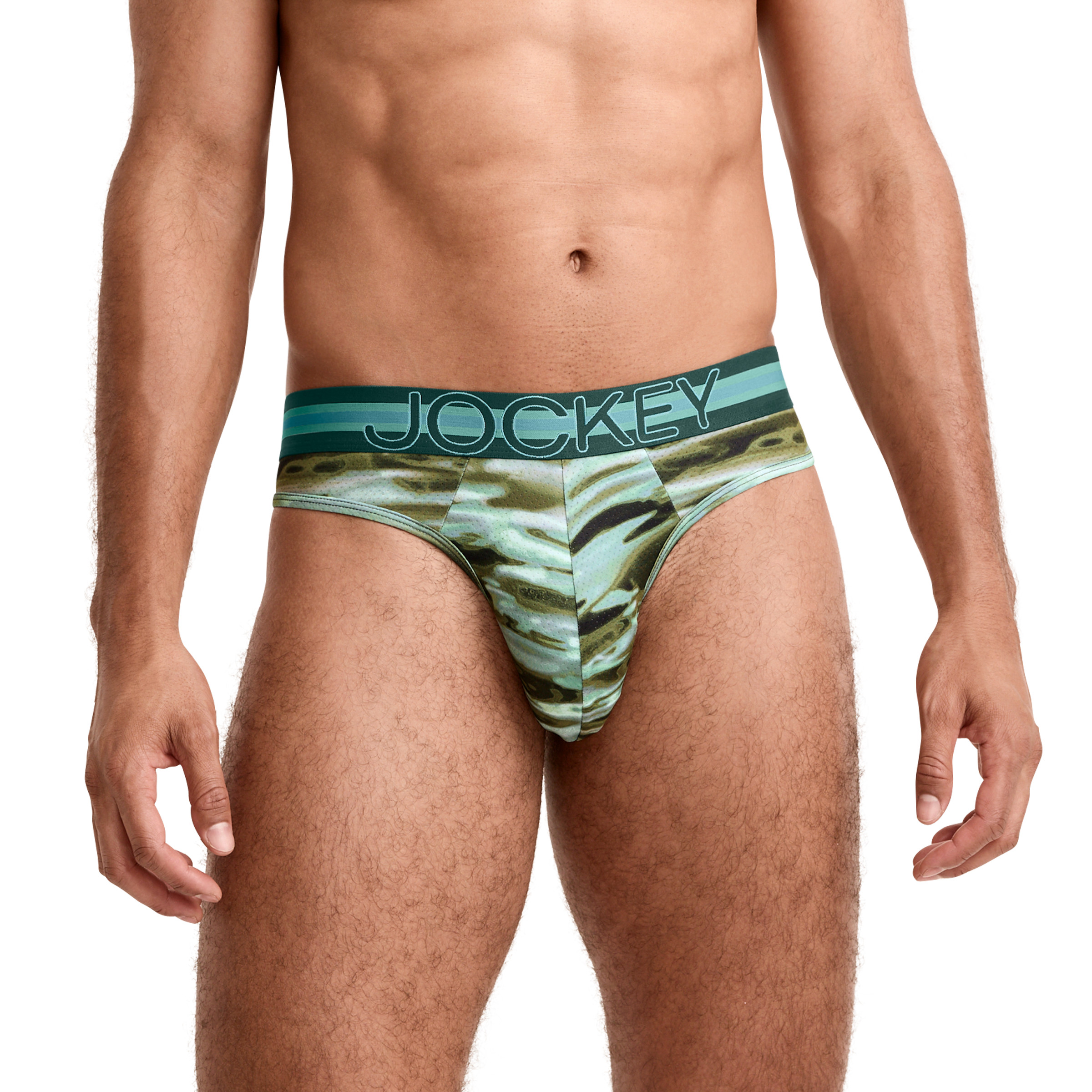 Jockey Sport Men's Stability Pouch Microfiber Thong - Picture 56 of 58