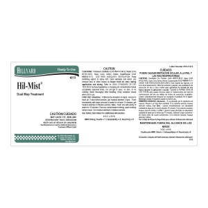 Hillyard, Label Rtu 213 Hilmist Dust Mop Trtmnt Qt