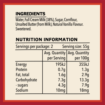  Heinz® Little Treats Vanilla Custard Baby Food Jar 6+ months 110g 
