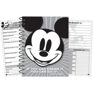 Mickey Mouse&reg; Throwback Lesson Plan Spiral Bound Book