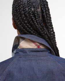 Giacca antipioggia Demi Indigo/Hessian Tartan