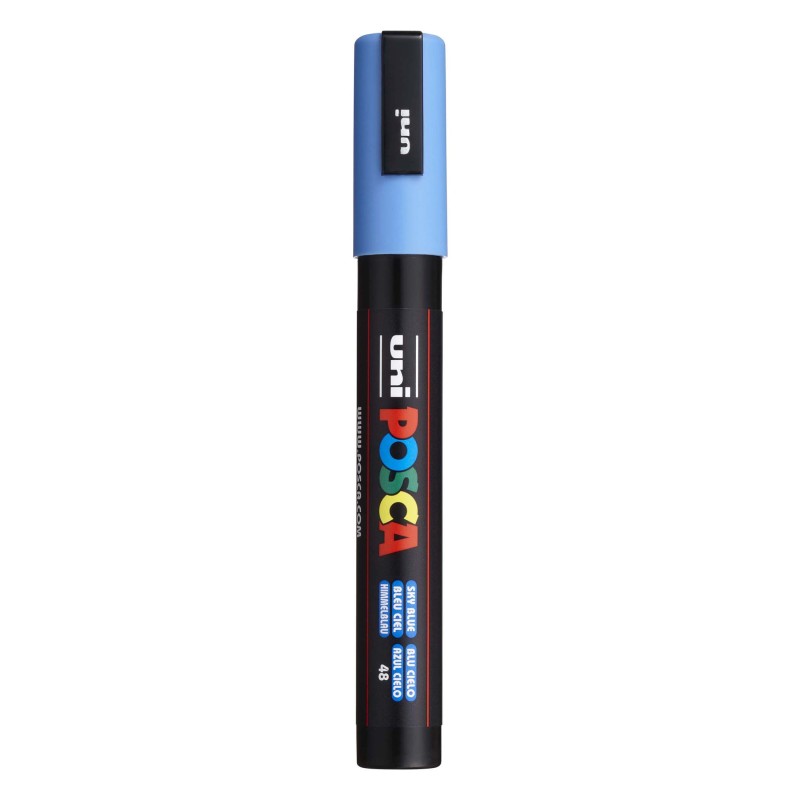 PC-5M Paint Markers, Medium Bullet Tip (1.8-2.5 mm), Sky Blue